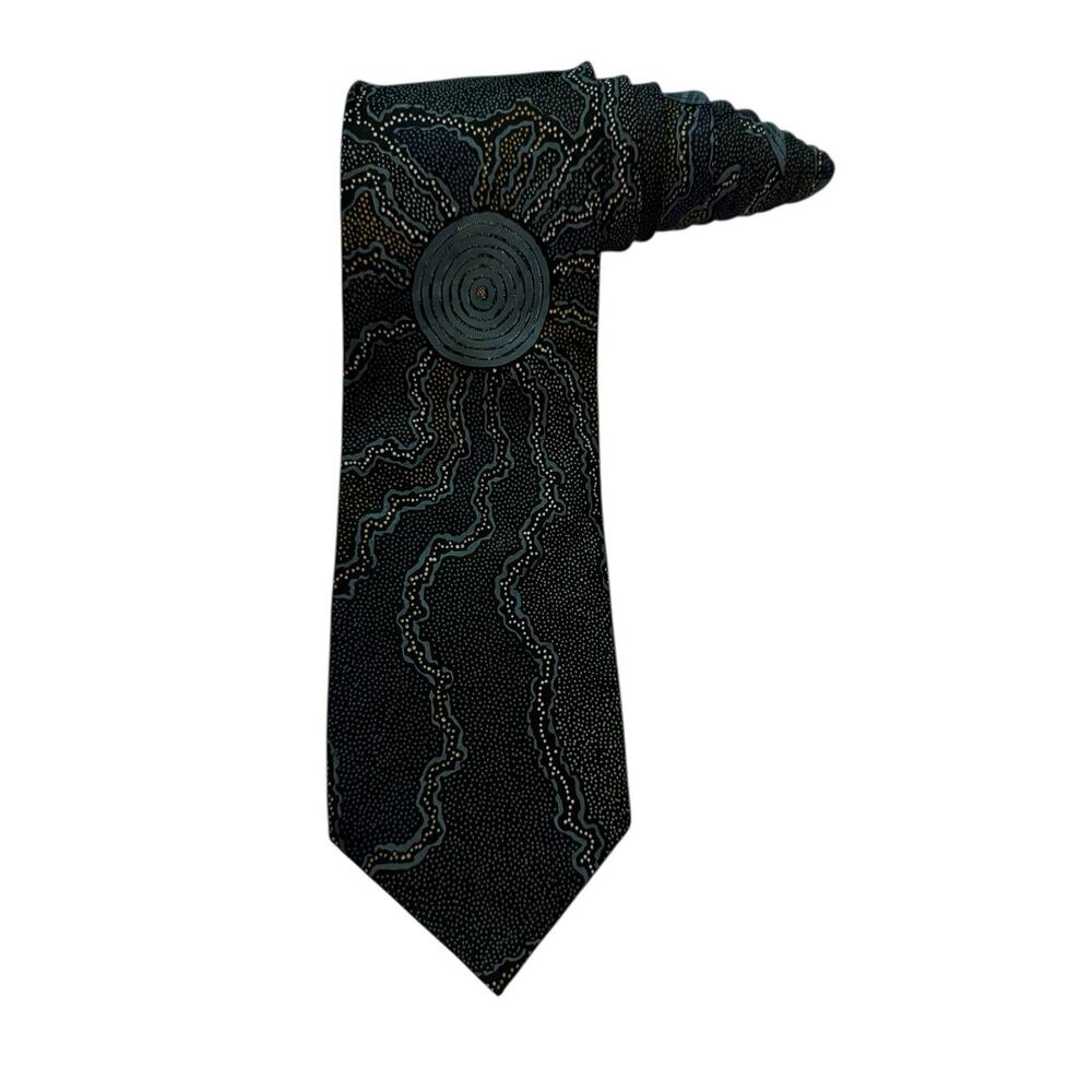 Yijan Australia Fire & Water Dreaming Maureen Hudson Nampajimpa Necktie